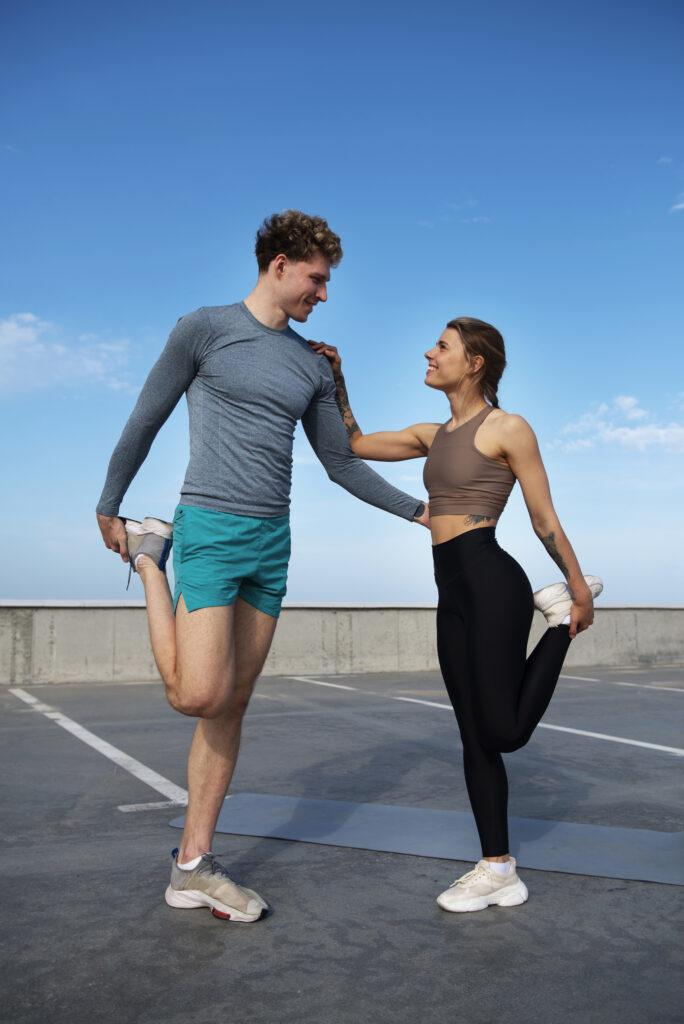 couple working out together outdoors(1)
